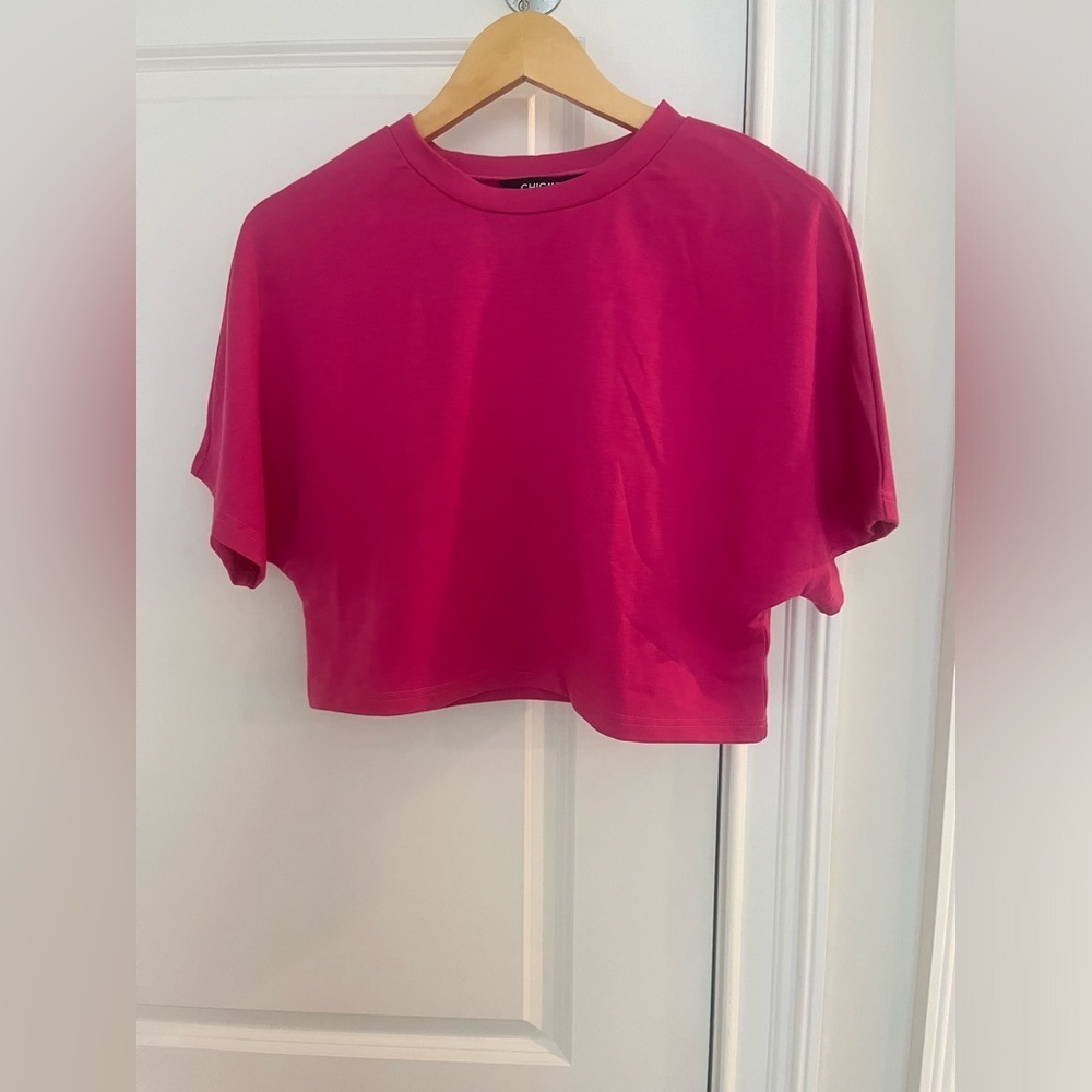 CHICME women’s crop top size M pink